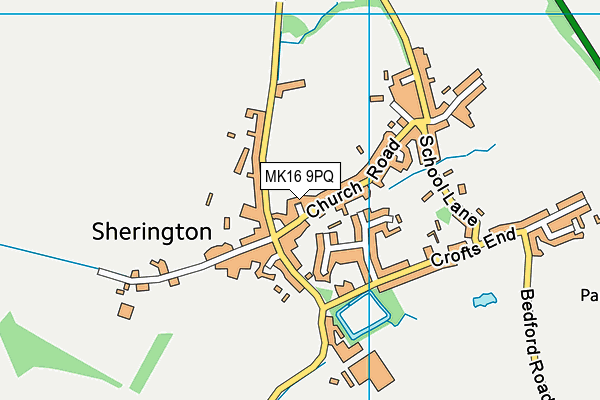 MK16 9PQ map - OS VectorMap District (Ordnance Survey) MK16 9PQ map - OS VectorMap District (Ordnance Survey)