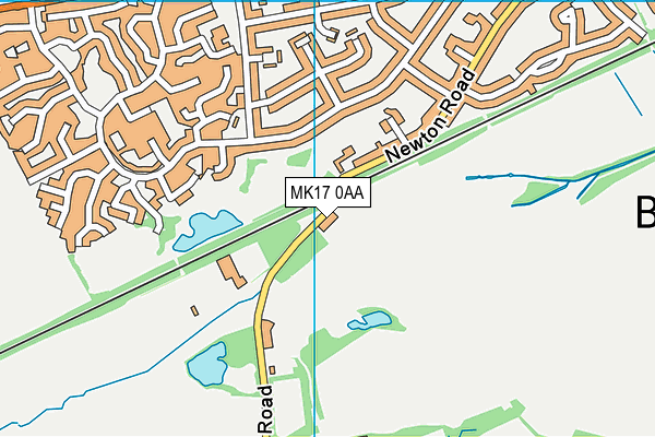 MK17 0AA map - OS VectorMap District (Ordnance Survey) MK17 0AA map - OS VectorMap District (Ordnance Survey)