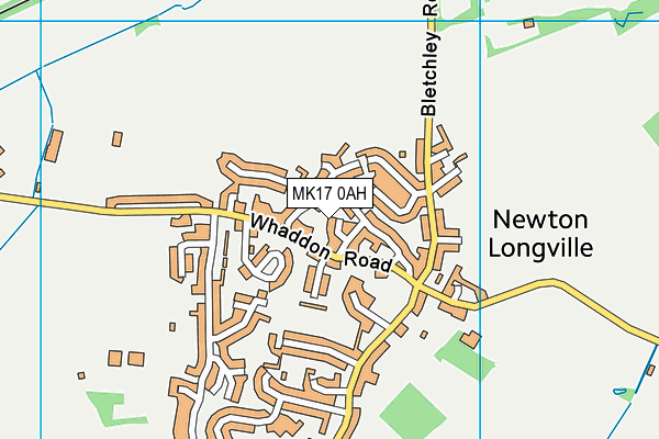 MK17 0AH map - OS VectorMap District (Ordnance Survey) MK17 0AH map - OS VectorMap District (Ordnance Survey)