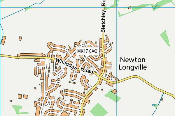 MK17 0AQ map - OS VectorMap District (Ordnance Survey) MK17 0AQ map - OS VectorMap District (Ordnance Survey)
