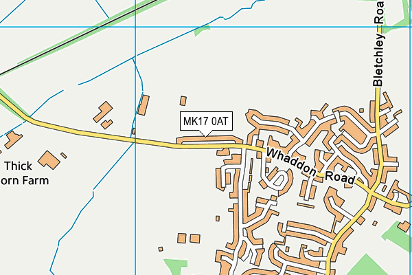 MK17 0AT map - OS VectorMap District (Ordnance Survey) MK17 0AT map - OS VectorMap District (Ordnance Survey)