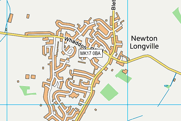 MK17 0BA map - OS VectorMap District (Ordnance Survey) MK17 0BA map - OS VectorMap District (Ordnance Survey)