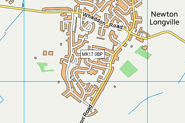 MK17 0BP map - OS VectorMap District (Ordnance Survey) MK17 0BP map - OS VectorMap District (Ordnance Survey)