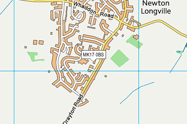 MK17 0BS map - OS VectorMap District (Ordnance Survey) MK17 0BS map - OS VectorMap District (Ordnance Survey)