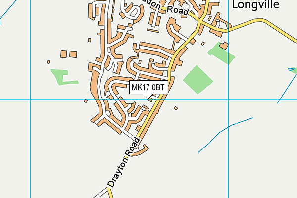 MK17 0BT map - OS VectorMap District (Ordnance Survey) MK17 0BT map - OS VectorMap District (Ordnance Survey)