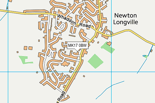 MK17 0BW map - OS VectorMap District (Ordnance Survey) MK17 0BW map - OS VectorMap District (Ordnance Survey)