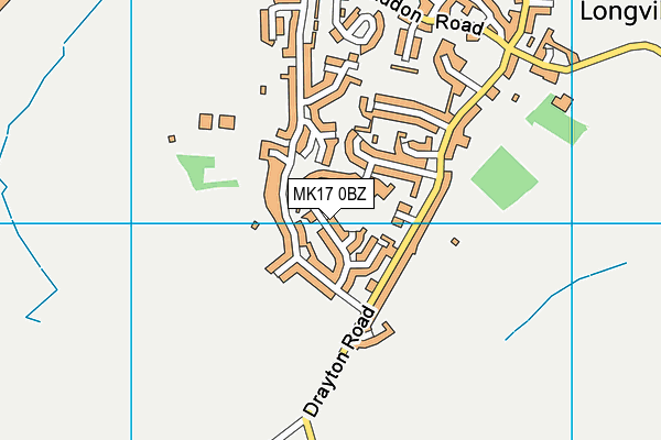 MK17 0BZ map - OS VectorMap District (Ordnance Survey) MK17 0BZ map - OS VectorMap District (Ordnance Survey)