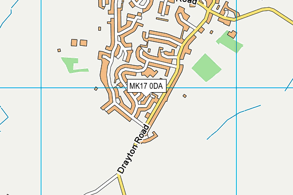 MK17 0DA map - OS VectorMap District (Ordnance Survey) MK17 0DA map - OS VectorMap District (Ordnance Survey)