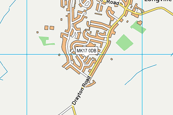 MK17 0DB map - OS VectorMap District (Ordnance Survey) MK17 0DB map - OS VectorMap District (Ordnance Survey)