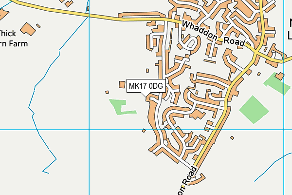 MK17 0DG map - OS VectorMap District (Ordnance Survey) MK17 0DG map - OS VectorMap District (Ordnance Survey)