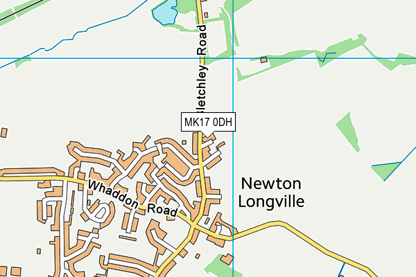 MK17 0DH map - OS VectorMap District (Ordnance Survey) MK17 0DH map - OS VectorMap District (Ordnance Survey)
