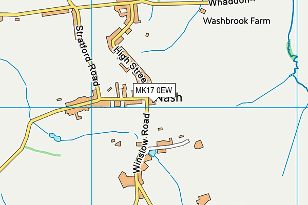 MK17 0EW map - OS VectorMap District (Ordnance Survey) MK17 0EW map - OS VectorMap District (Ordnance Survey)