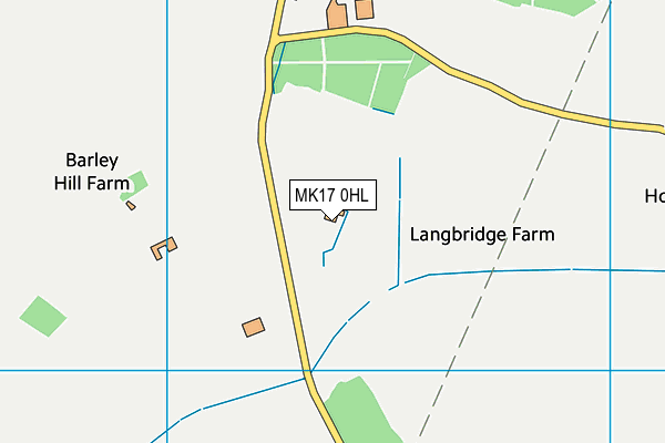 MK17 0HL map - OS VectorMap District (Ordnance Survey) MK17 0HL map - OS VectorMap District (Ordnance Survey)