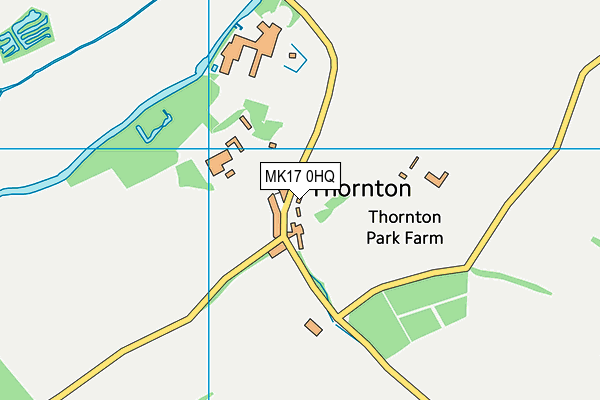 MK17 0HQ map - OS VectorMap District (Ordnance Survey)