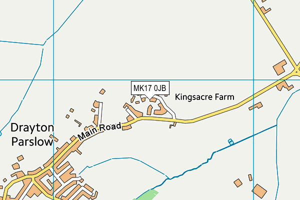 MK17 0JB map - OS VectorMap District (Ordnance Survey) MK17 0JB map - OS VectorMap District (Ordnance Survey)