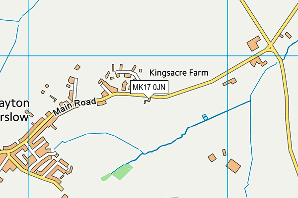 MK17 0JN map - OS VectorMap District (Ordnance Survey) MK17 0JN map - OS VectorMap District (Ordnance Survey)