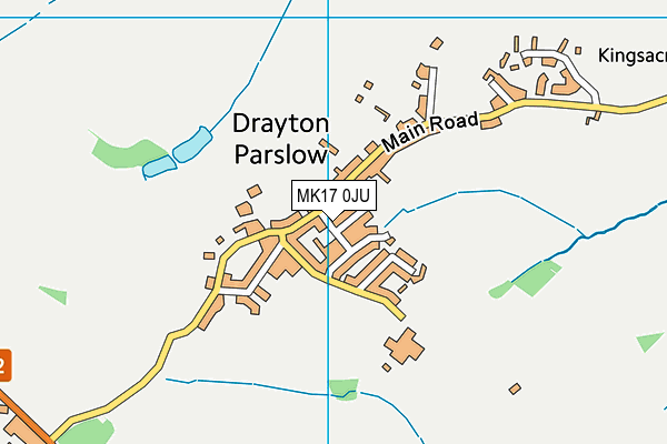 MK17 0JU map - OS VectorMap District (Ordnance Survey) MK17 0JU map - OS VectorMap District (Ordnance Survey)