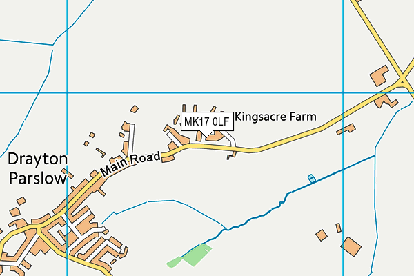 MK17 0LF map - OS VectorMap District (Ordnance Survey) MK17 0LF map - OS VectorMap District (Ordnance Survey)