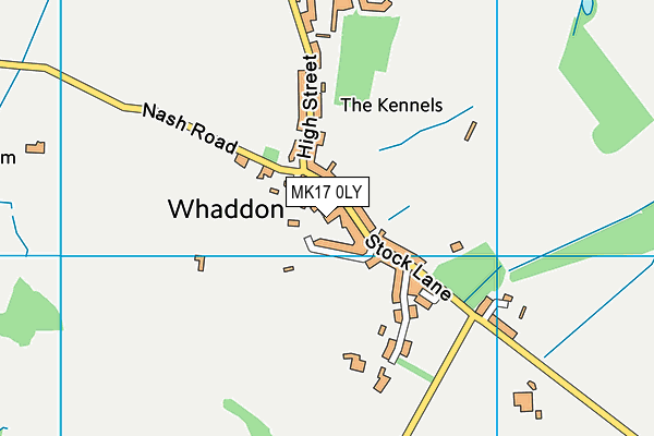 MK17 0LY map - OS VectorMap District (Ordnance Survey) MK17 0LY map - OS VectorMap District (Ordnance Survey)