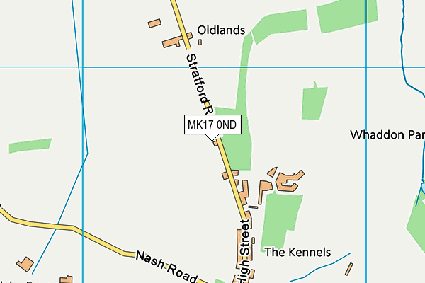 MK17 0ND map - OS VectorMap District (Ordnance Survey) MK17 0ND map - OS VectorMap District (Ordnance Survey)