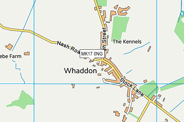 MK17 0NG map - OS VectorMap District (Ordnance Survey) MK17 0NG map - OS VectorMap District (Ordnance Survey)