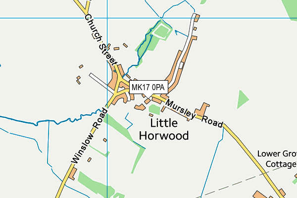 MK17 0PA map - OS VectorMap District (Ordnance Survey) MK17 0PA map - OS VectorMap District (Ordnance Survey)
