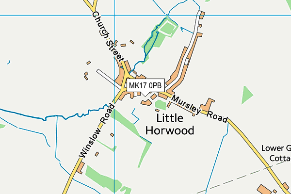 MK17 0PB map - OS VectorMap District (Ordnance Survey) MK17 0PB map - OS VectorMap District (Ordnance Survey)