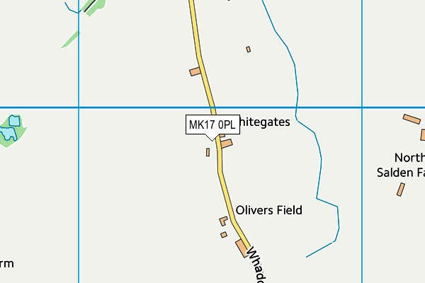 MK17 0PL map - OS VectorMap District (Ordnance Survey) MK17 0PL map - OS VectorMap District (Ordnance Survey)