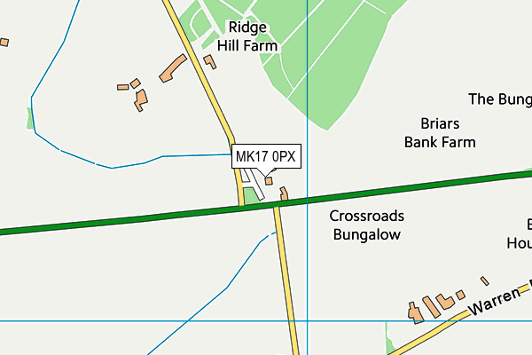 MK17 0PX map - OS VectorMap District (Ordnance Survey) MK17 0PX map - OS VectorMap District (Ordnance Survey)