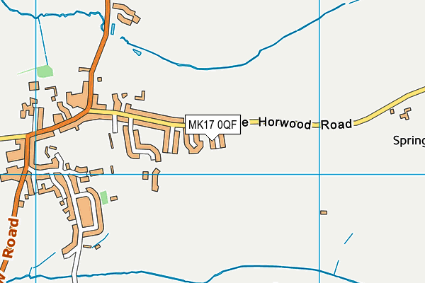 MK17 0QF map - OS VectorMap District (Ordnance Survey) MK17 0QF map - OS VectorMap District (Ordnance Survey)