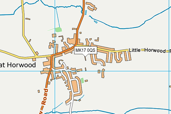 MK17 0QS map - OS VectorMap District (Ordnance Survey) MK17 0QS map - OS VectorMap District (Ordnance Survey)