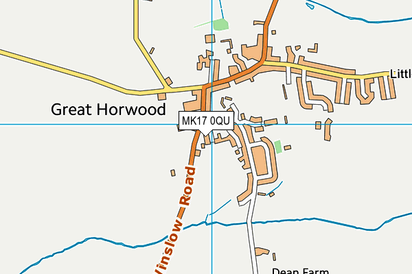 MK17 0QU map - OS VectorMap District (Ordnance Survey) MK17 0QU map - OS VectorMap District (Ordnance Survey)