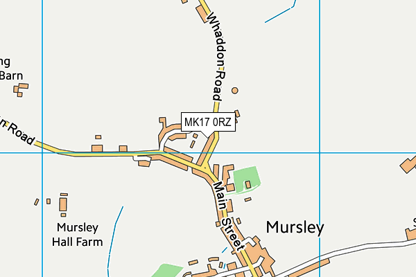 MK17 0RZ map - OS VectorMap District (Ordnance Survey) MK17 0RZ map - OS VectorMap District (Ordnance Survey)