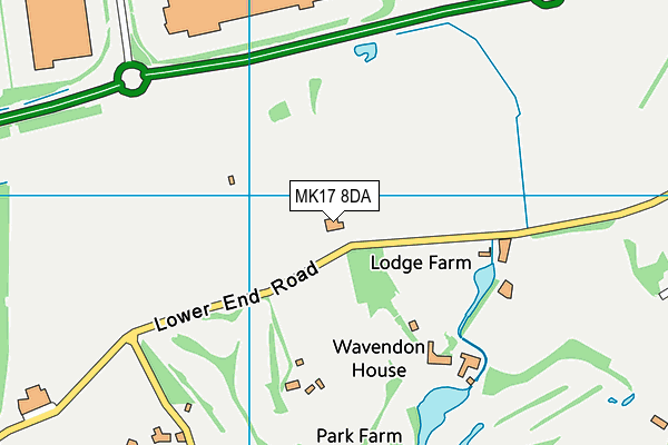 MK17 8DA map - OS VectorMap District (Ordnance Survey) MK17 8DA map - OS VectorMap District (Ordnance Survey)