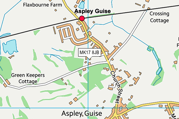 MK17 8JB map - OS VectorMap District (Ordnance Survey) MK17 8JB map - OS VectorMap District (Ordnance Survey)