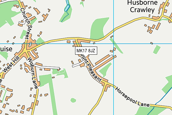 MK17 8JZ map - OS VectorMap District (Ordnance Survey) MK17 8JZ map - OS VectorMap District (Ordnance Survey)