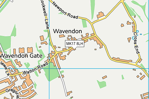 MK17 8LH map - OS VectorMap District (Ordnance Survey) MK17 8LH map - OS VectorMap District (Ordnance Survey)