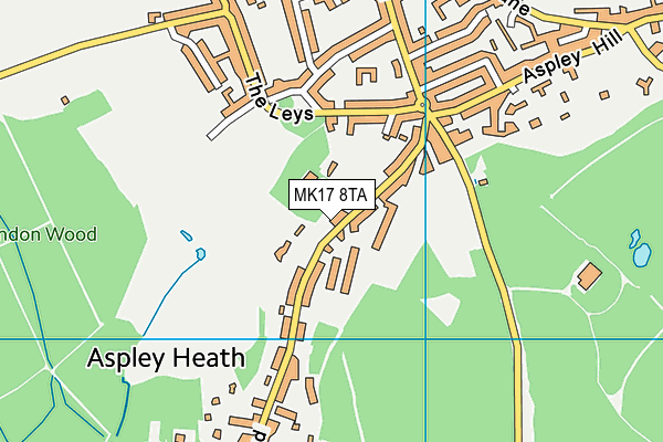 MK17 8TA map - OS VectorMap District (Ordnance Survey) MK17 8TA map - OS VectorMap District (Ordnance Survey)