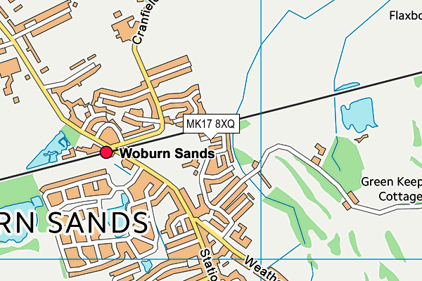 MK17 8XQ map - OS VectorMap District (Ordnance Survey) MK17 8XQ map - OS VectorMap District (Ordnance Survey)