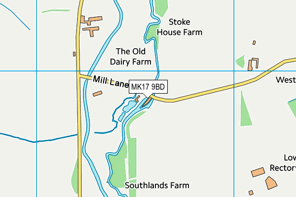 MK17 9BD map - OS VectorMap District (Ordnance Survey) MK17 9BD map - OS VectorMap District (Ordnance Survey)