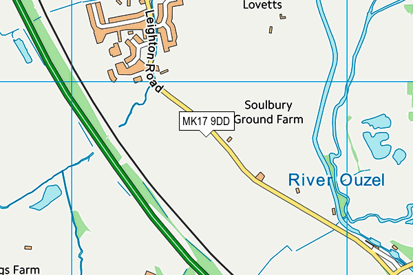 MK17 9DD map - OS VectorMap District (Ordnance Survey) MK17 9DD map - OS VectorMap District (Ordnance Survey)