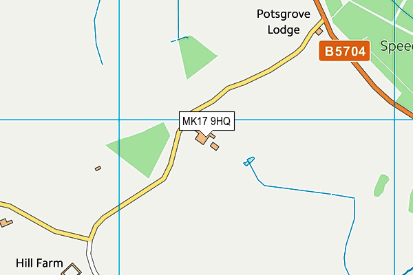 MK17 9HQ map - OS VectorMap District (Ordnance Survey) MK17 9HQ map - OS VectorMap District (Ordnance Survey)