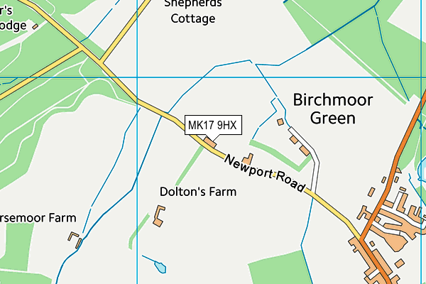 MK17 9HX map - OS VectorMap District (Ordnance Survey) MK17 9HX map - OS VectorMap District (Ordnance Survey)
