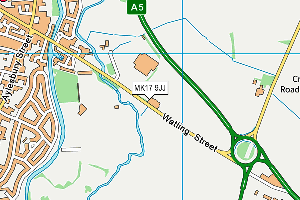 MK17 9JJ map - OS VectorMap District (Ordnance Survey) MK17 9JJ map - OS VectorMap District (Ordnance Survey)