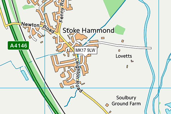 MK17 9LW map - OS VectorMap District (Ordnance Survey) MK17 9LW map - OS VectorMap District (Ordnance Survey)