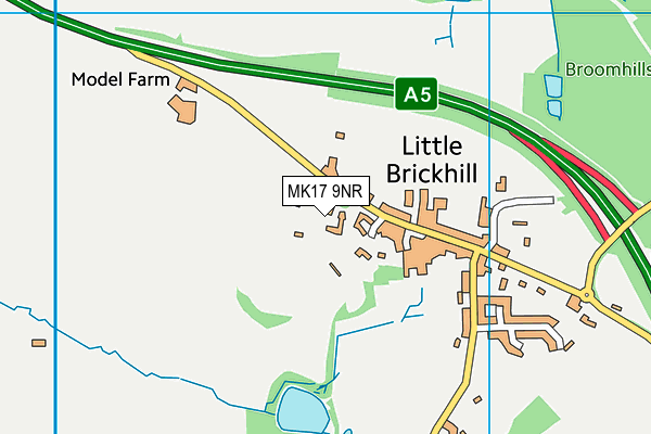 MK17 9NR map - OS VectorMap District (Ordnance Survey) MK17 9NR map - OS VectorMap District (Ordnance Survey)