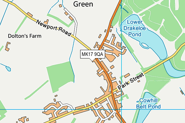 MK17 9QA map - OS VectorMap District (Ordnance Survey) MK17 9QA map - OS VectorMap District (Ordnance Survey)