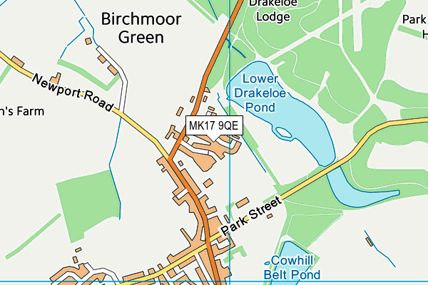 MK17 9QE map - OS VectorMap District (Ordnance Survey) MK17 9QE map - OS VectorMap District (Ordnance Survey)