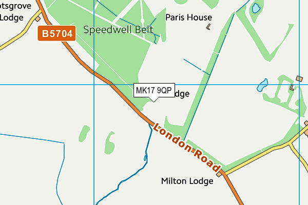 MK17 9QP map - OS VectorMap District (Ordnance Survey) MK17 9QP map - OS VectorMap District (Ordnance Survey)