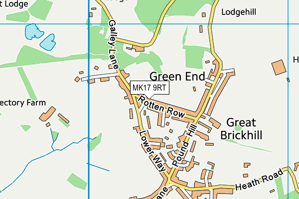 MK17 9RT map - OS VectorMap District (Ordnance Survey) MK17 9RT map - OS VectorMap District (Ordnance Survey)